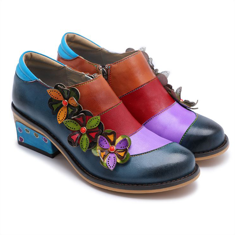 Flower Thick Four Seasons Shoes