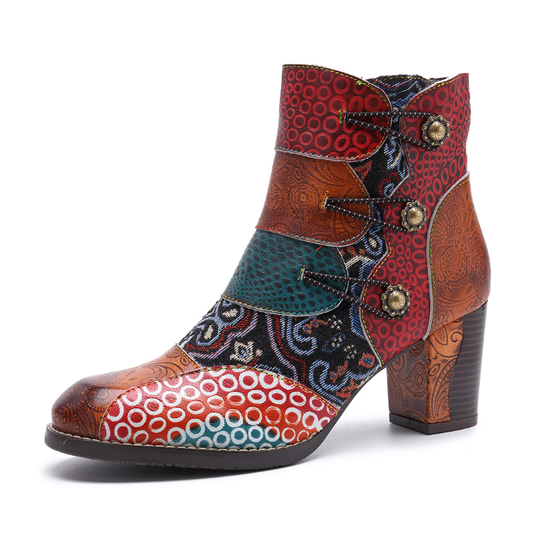 Eclectic Boho Ankle Boots