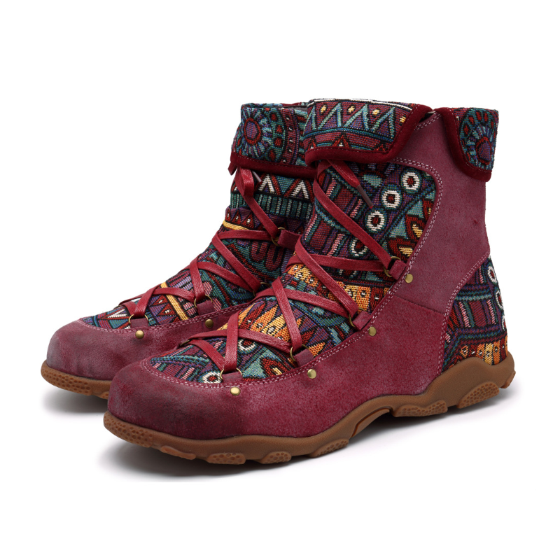 Tribal Hiking Boho Boots