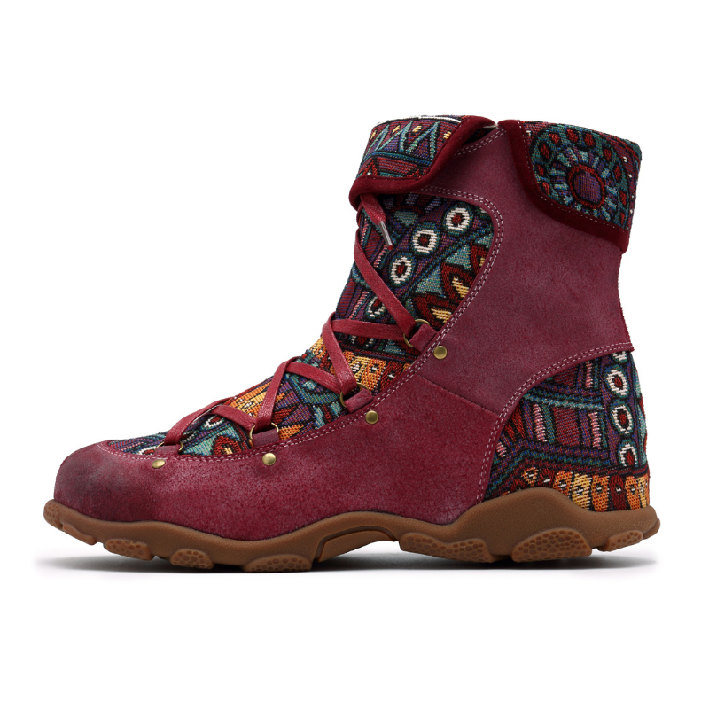 Tribal Hiking Boho Boots