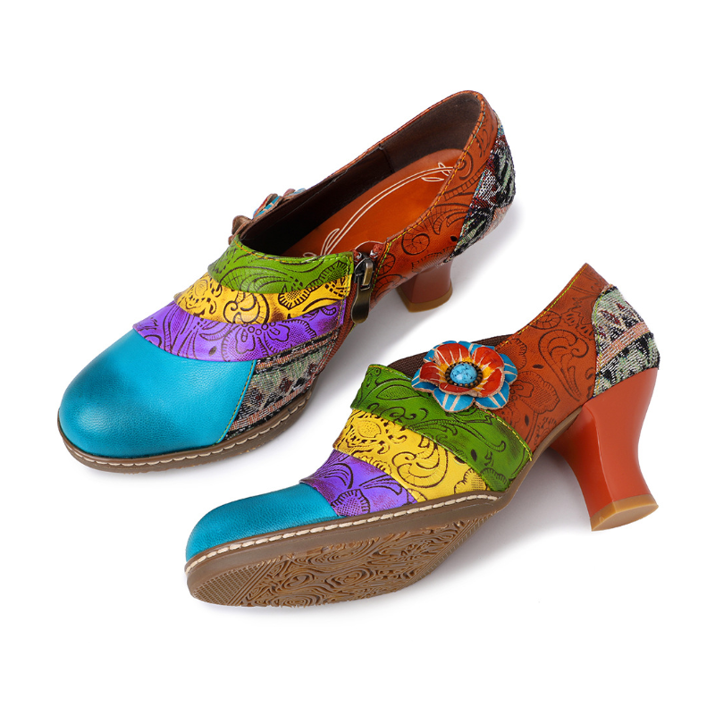 Embossed Mosaic Women's Shoes